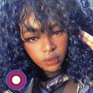 Violet Iris Red Circle Contact Lenses