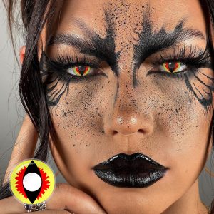 Yellow Dragon Eye Contacts