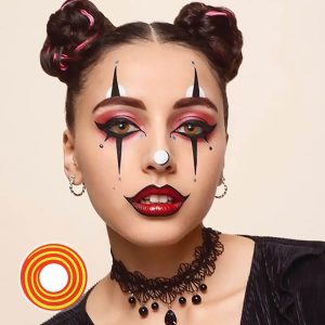 Yellow Red Spiral | Makima Eyes