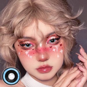 Black & Blue Mini Sclera Lenses