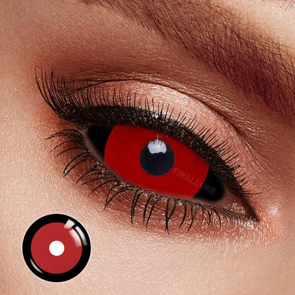 Tokyo Ghoul Black Ring Red Sclera Contacts
