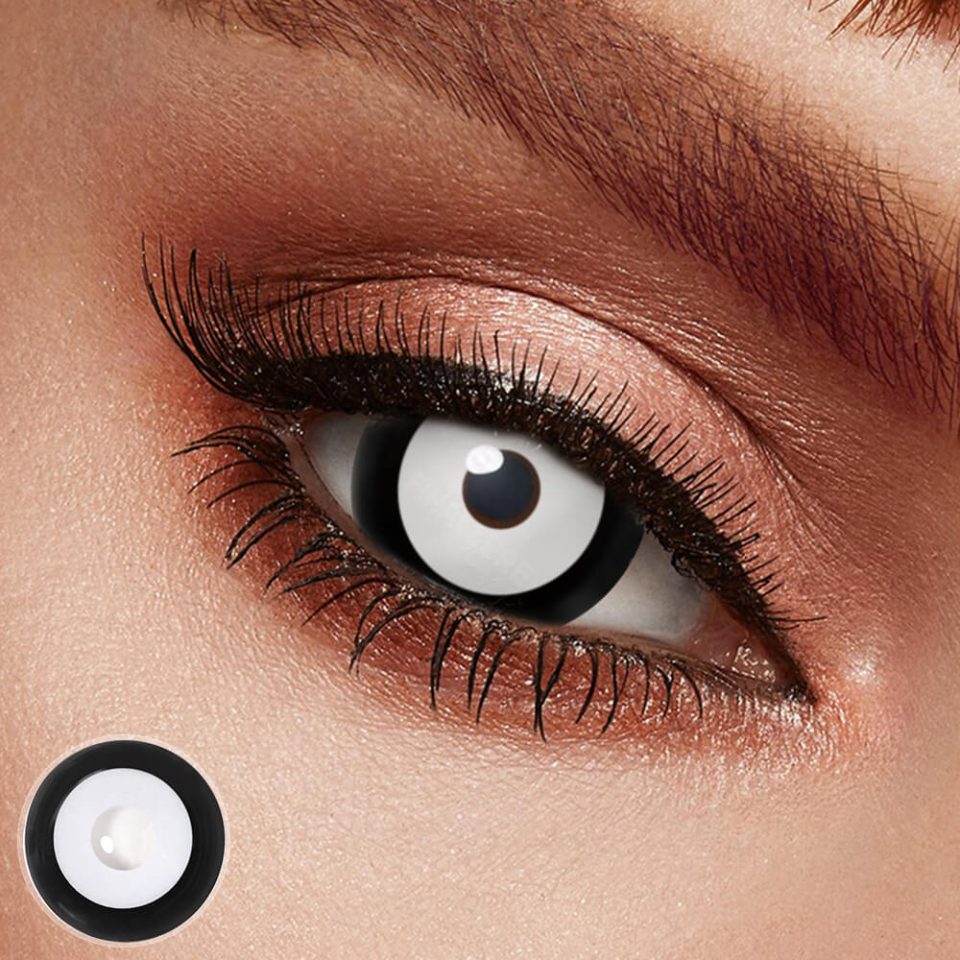 Black & White Mini Sclera Lenses