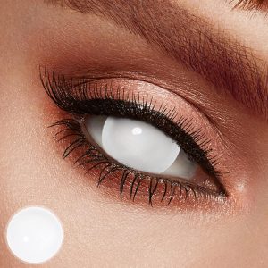 Blind White Mini Sclera Lenses
