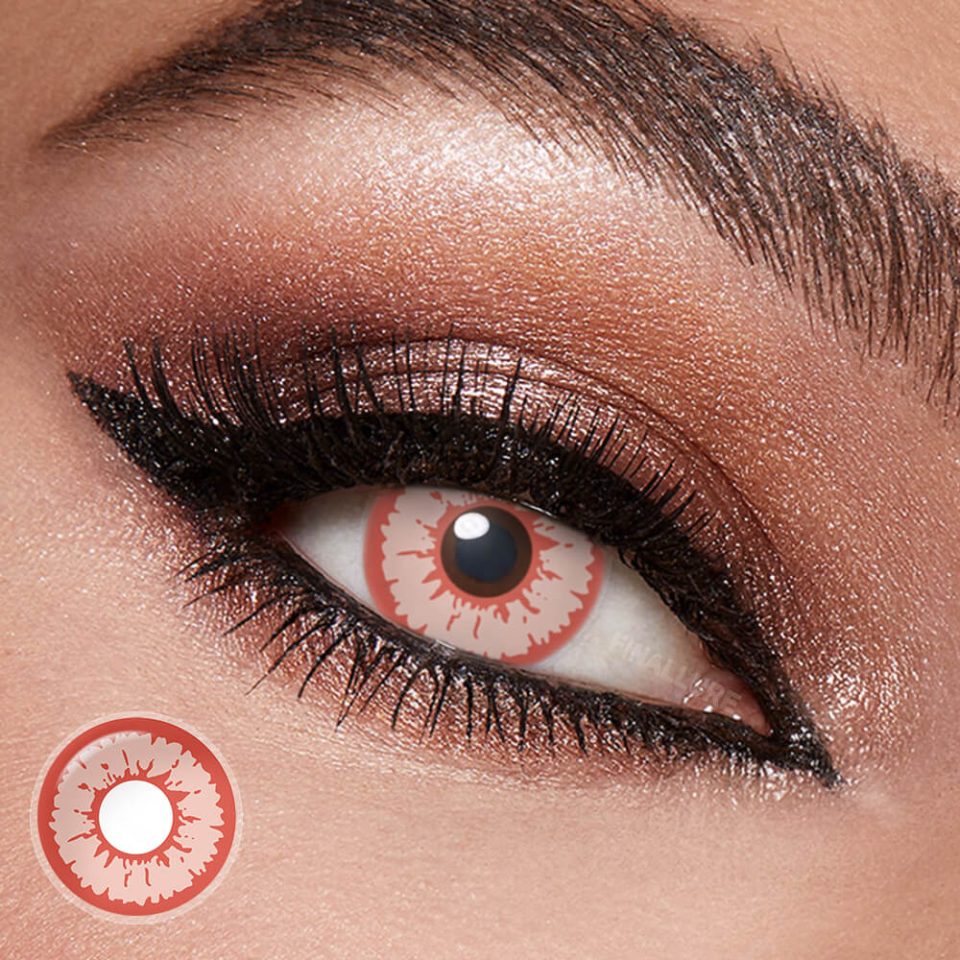 Dreamy Pink Anime Eyes