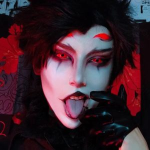 Full Red Sclera Contacts