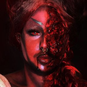 Full Red Sclera Contacts