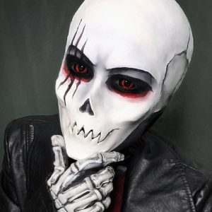 Red Shock Sclera Contacts