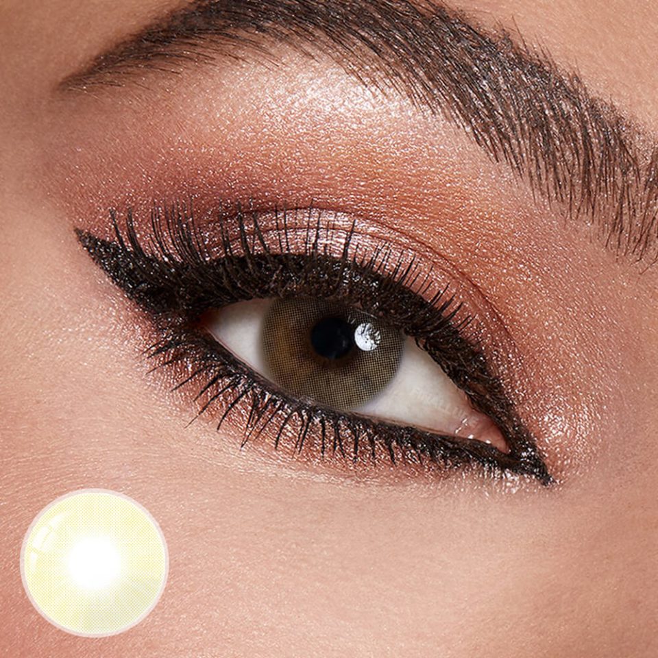 Hidrocor Amber Colored Contacts