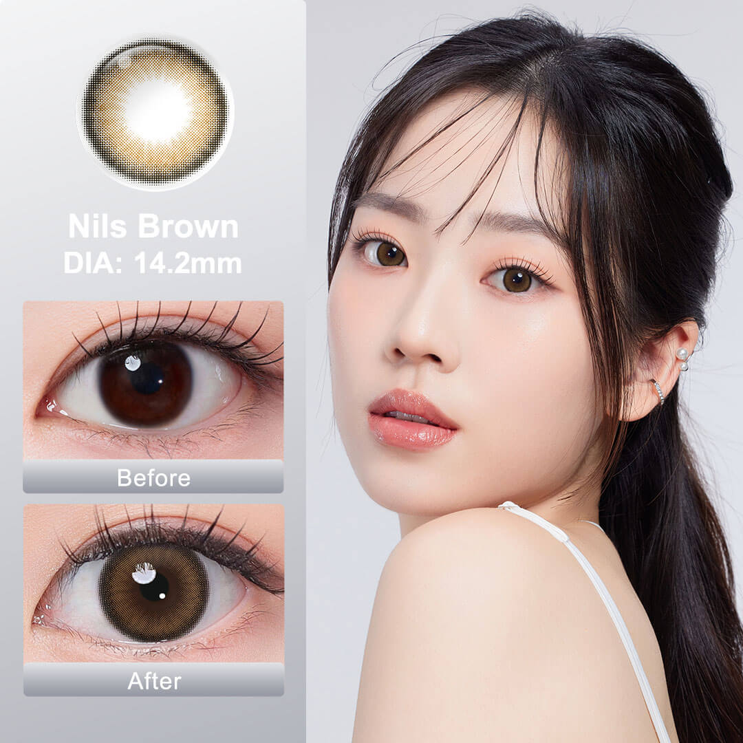 NILSBrownColoredContactLenses-6
