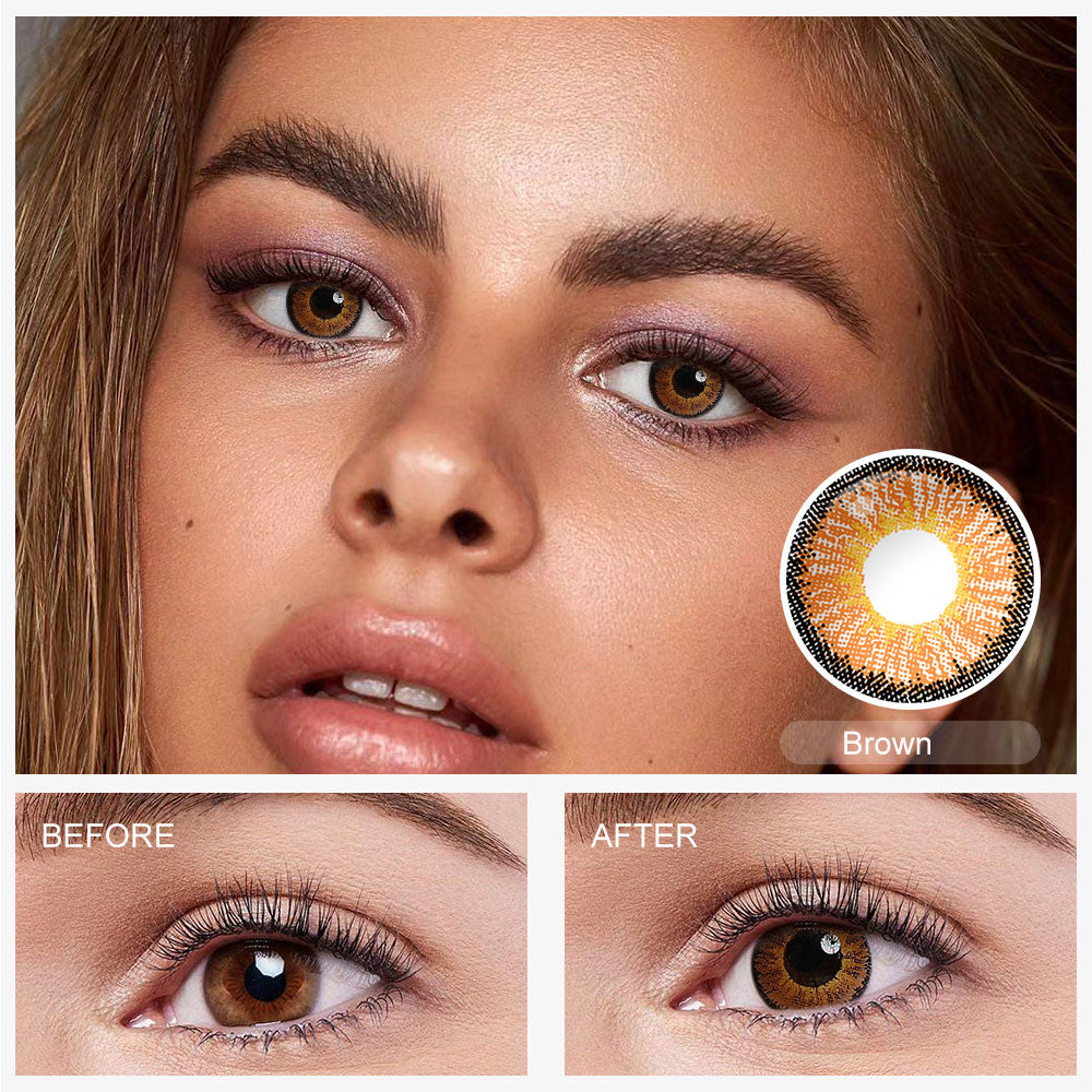 NeonBrowncontactlensesMA111-7