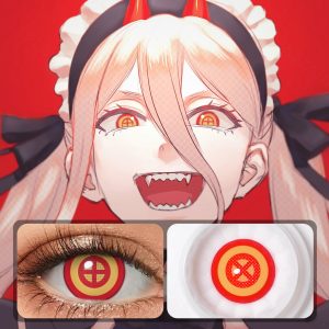 Chainsaw Man Power Red Contacts