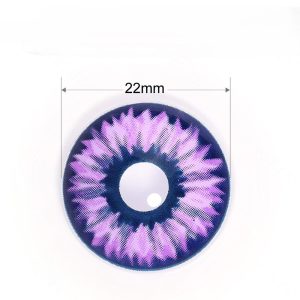 Purple Flash Sclera Contacts