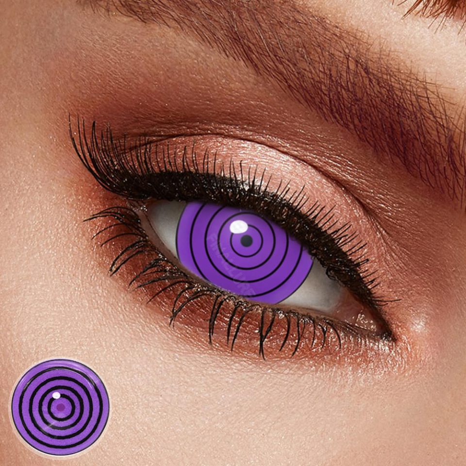 Purple Rinnegan Mini Sclera Lenses
