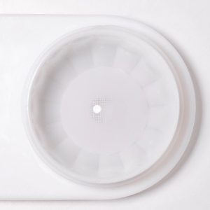 White Mesh Pupil Contacts