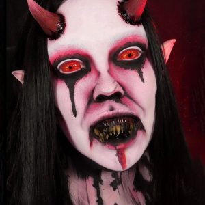 Red Fire Sclera Cotnacts