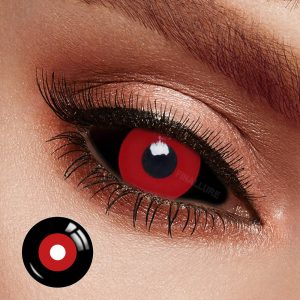 Jigsaw Black & Red Sclera Contacts