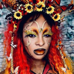 Purple Flash Sclera Contacts