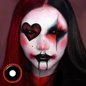 Spooky Red Manga Contact Lenses