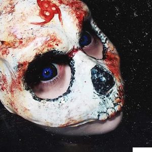 White Walker Black & Blue Sclera Contacts