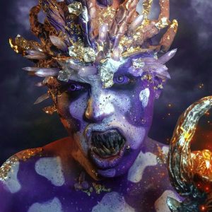 Purple Rinnegan Sclera Contacts