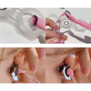 Contact Lens Wearing Tool（Silicone Soft Tweezer Stick Set）